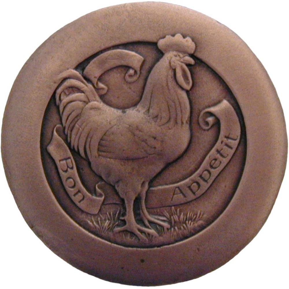 Notting Hill NHK-167-AC Rooster  Knob Antique Copper
